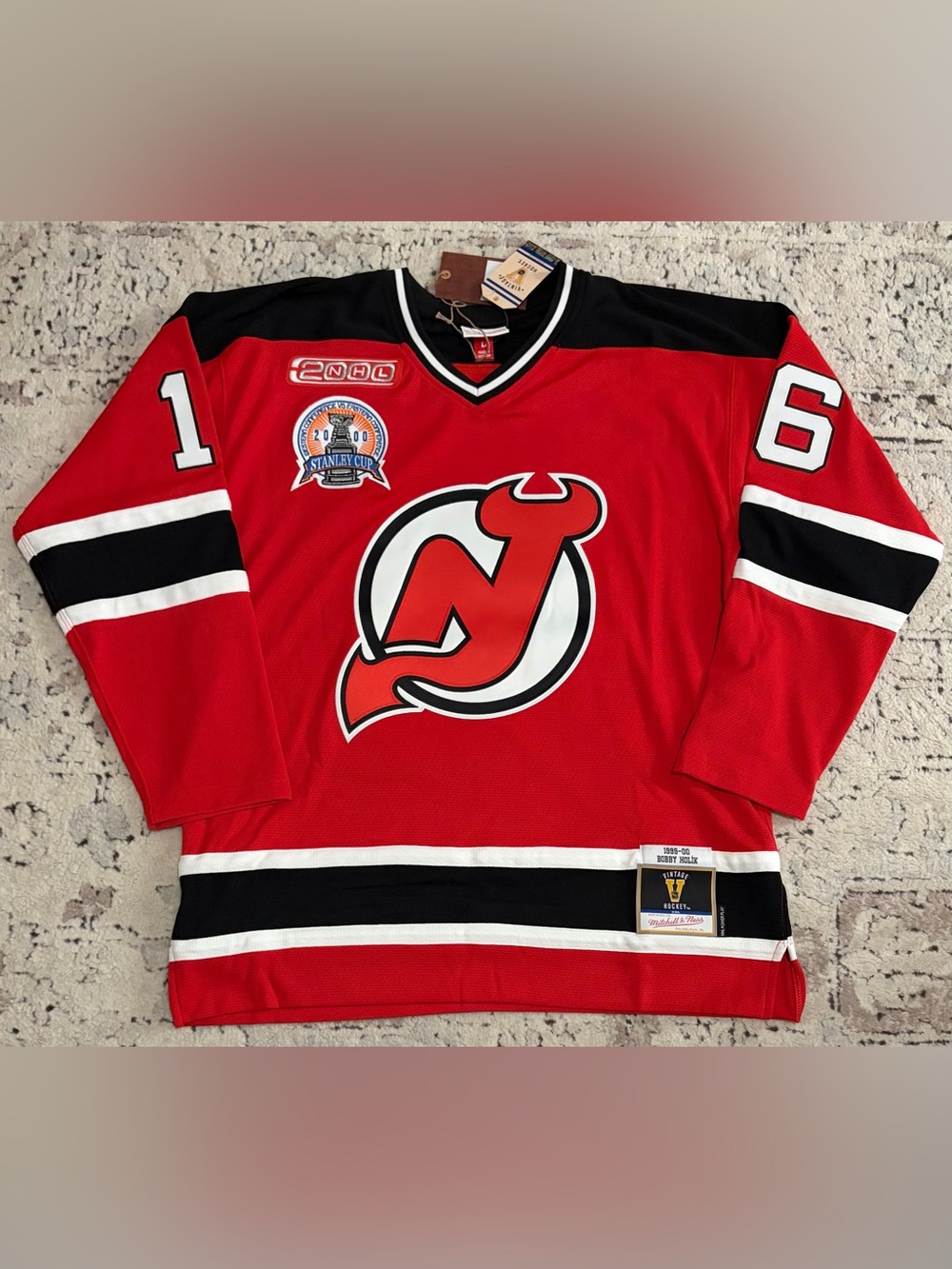 Mitchell & Ness Authentic 1999/00 Devils Bobby Holik Hockey Jersey Men’s Sz: L